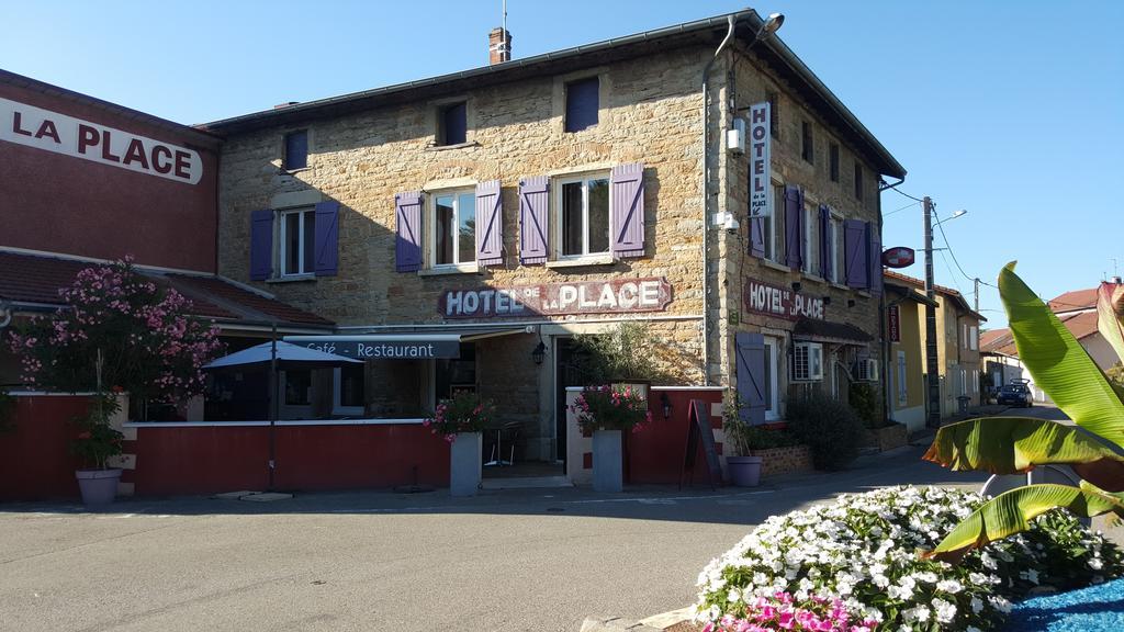 Hotel De La Place Loyettes Buitenkant foto
